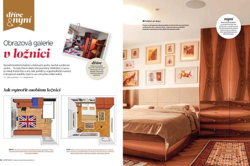 Obrazová galerie v ložnici